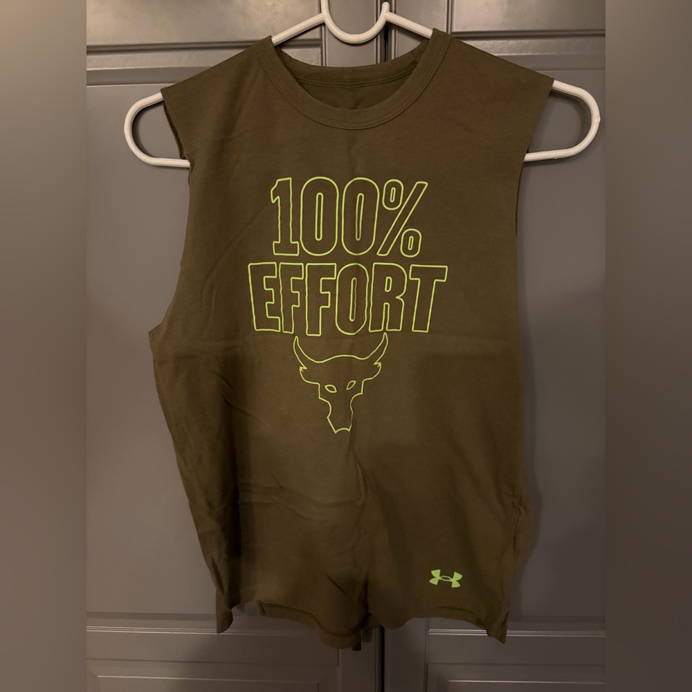 Under Armour Kids Brown Sleeveless Tank